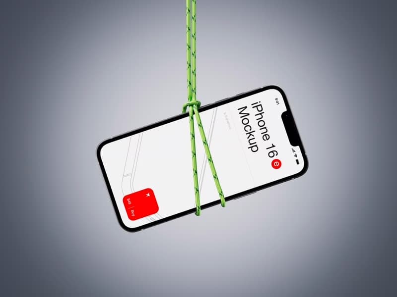 Z-Mockups, iPhone 16e, Scene 07