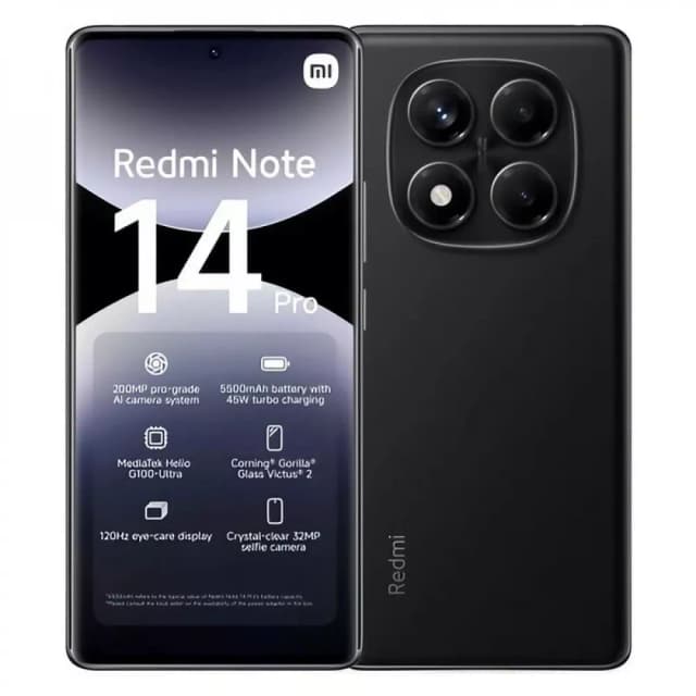 Xiaomi Redmi Note 14 Pro 8/256GB, Midnight Black