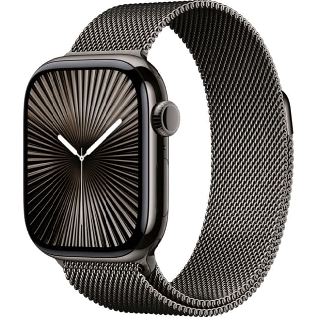 Apple Watch Series 10, 42 мм, Slate Titanium, Миланская петля "Slate" (MX053LW/A)